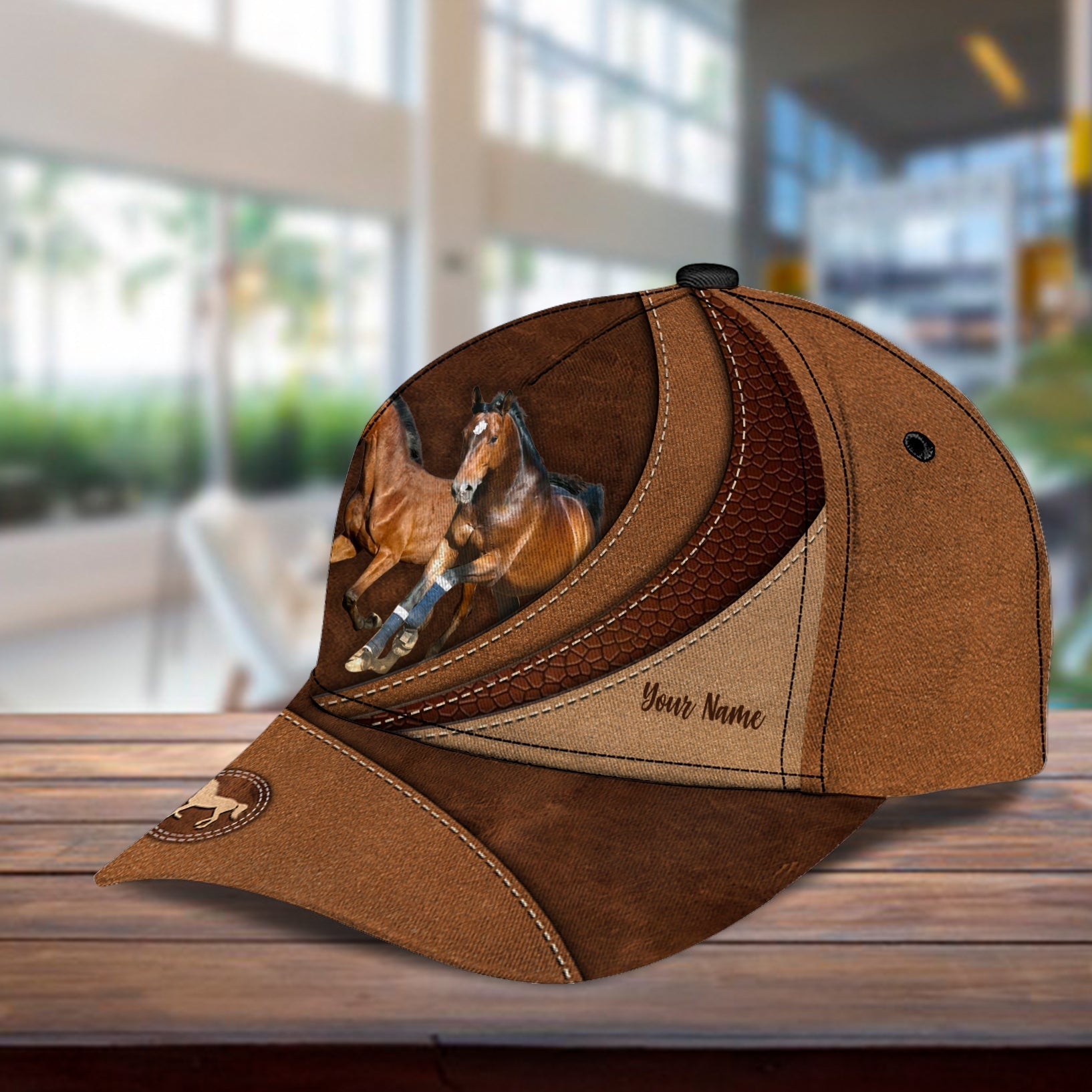 Personalized Horse Classic Cap, Personalized Gift for Horse Lovers - CPB04PS06 - BMGifts