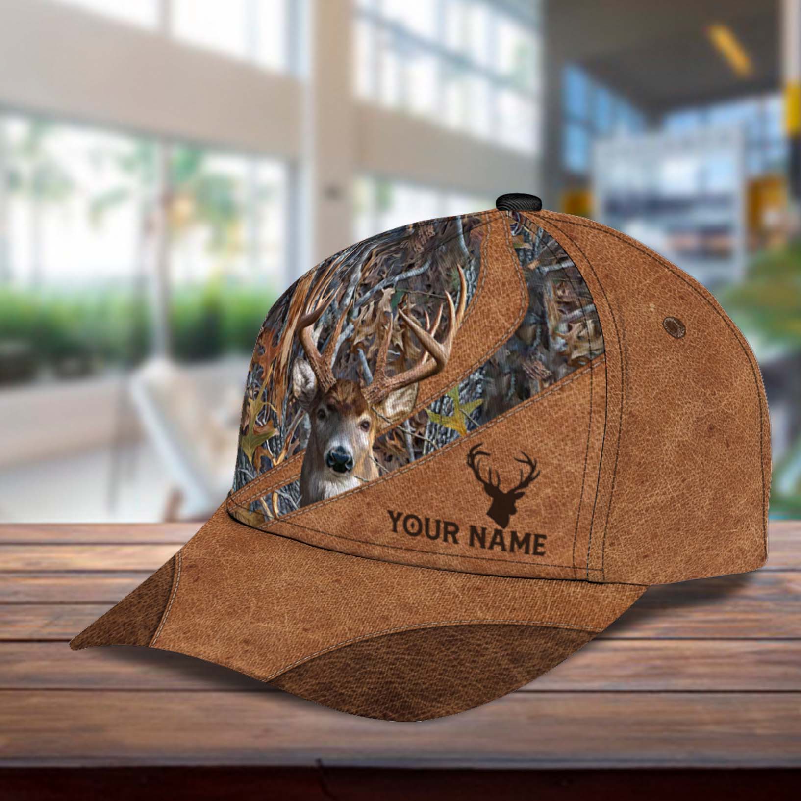 Personalized Deer Classic Cap, Personalized Gift for Deer Lovers, Hunting Lovers - CP525PS06 - BMGifts