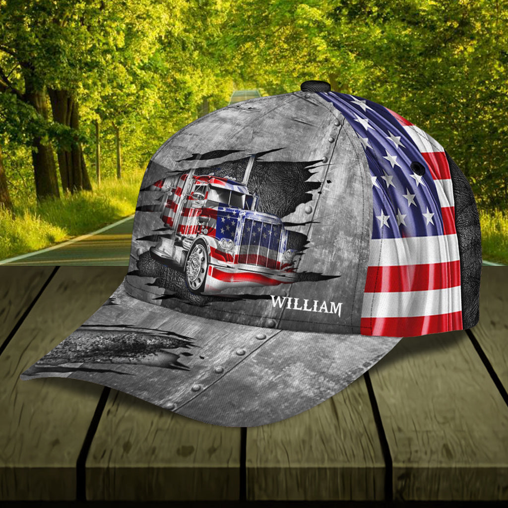 Personalized Trucker Classic Cap, Personalized Gift for Truckers - CP267PS06 - BMGifts