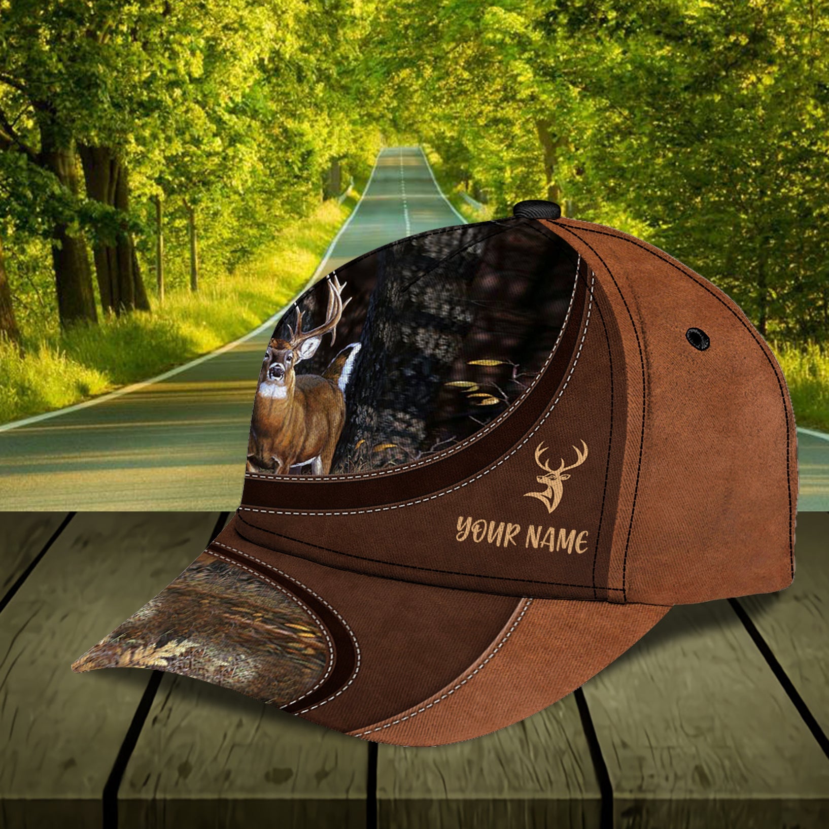 Personalized Deer Classic Cap, Personalized Gift for Deer Lovers, Hunting Lovers - CP857PS06 - BMGifts