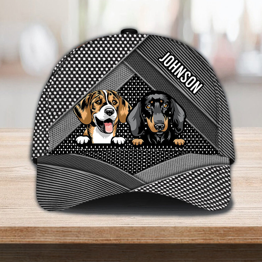 Dog Personalized Classic Cap, Personalized Gift for Dog Lovers, Dog Dad, Dog Mom - CP250PS05 - BMGifts