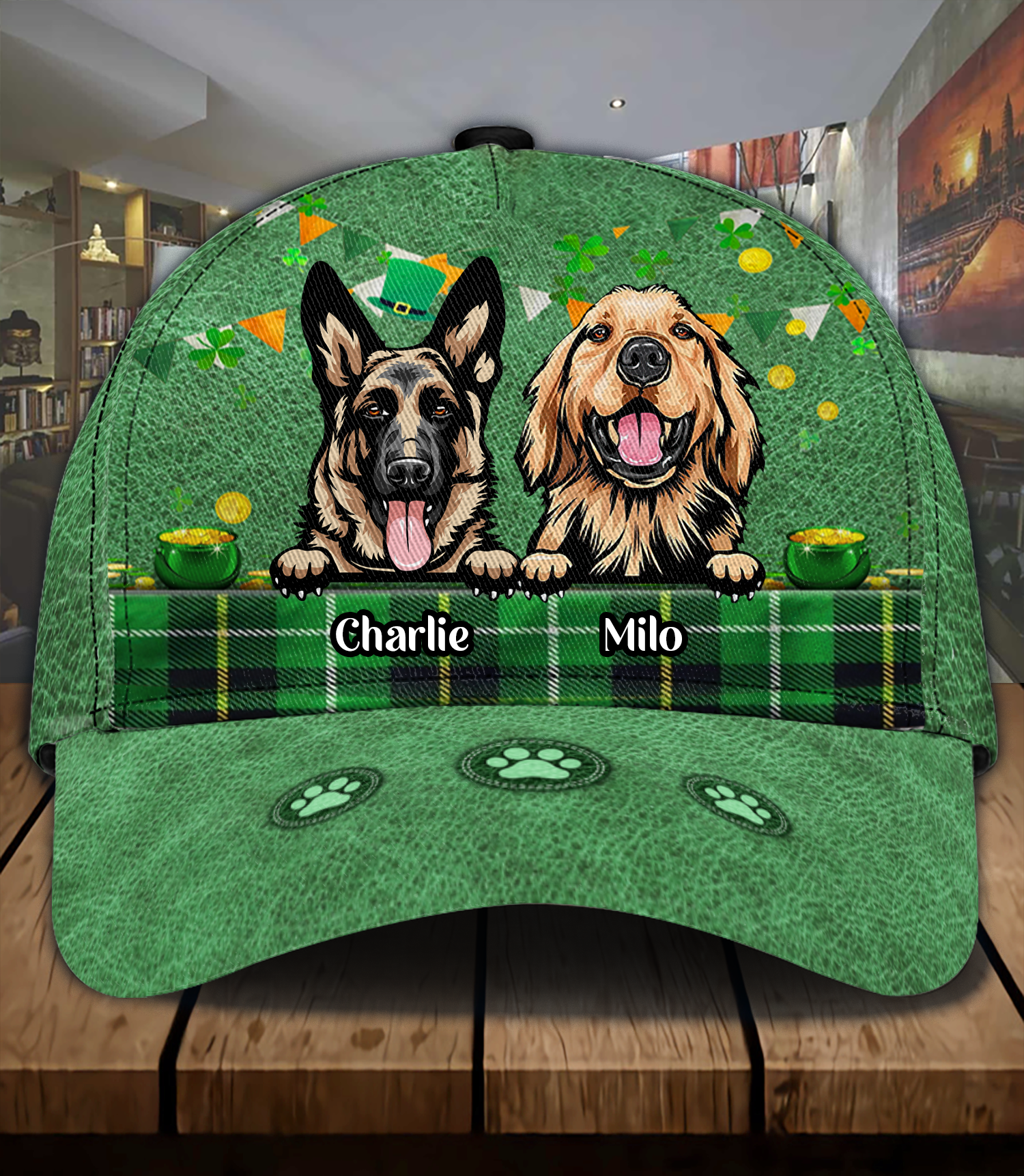Dog Personalized Classic Cap, Personalized Gift for Dog Lovers, Dog Dad, Dog Mom