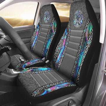 Car Seat Protectors, Mystery Spirit Triple Moon Witch Seat Covers With 3D Pattern Print