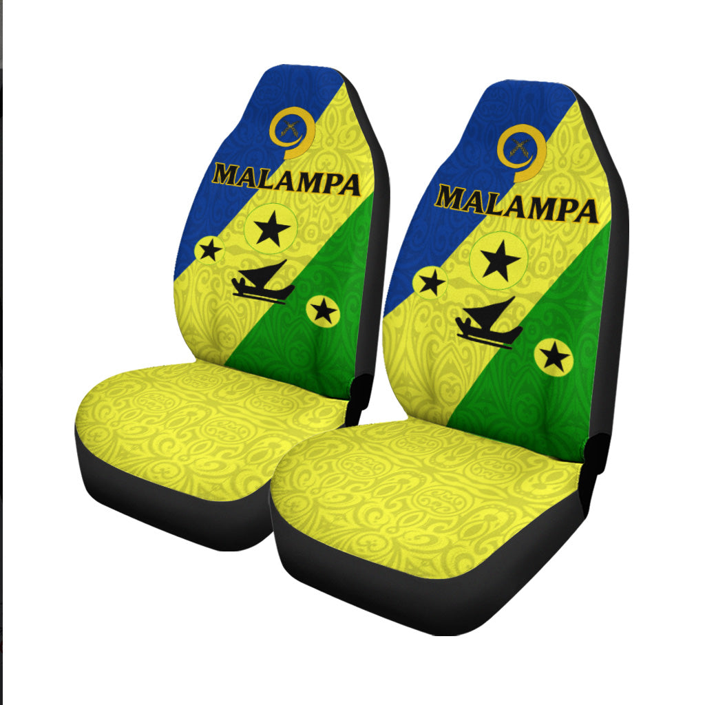 Vanuatu Malampa Province Car Seat Covers Flag Style