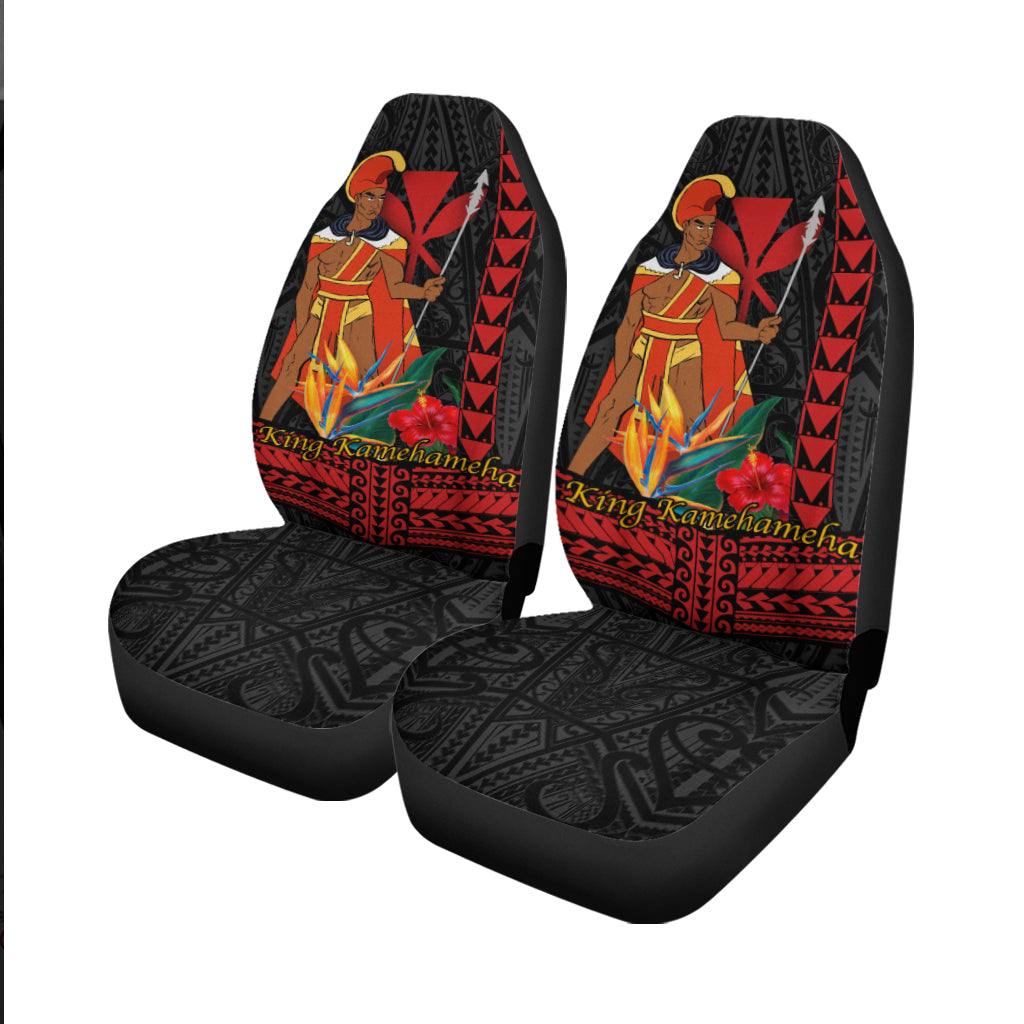 King Kamehameha I Day Polynesian Tribal Car Seat Covers