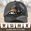 Dog Personalized Classic Cap, Personalized Gift for Dog Lovers, Dog Dad, Dog Mom - CP250PS05 - BMGifts