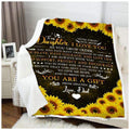 Blanket Family To My Daughter Love Dad - 2