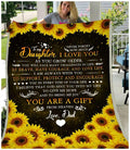Blanket Family To My Daughter Love Dad - 1