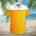 3D Beer Bubble Hawaiian Shirt