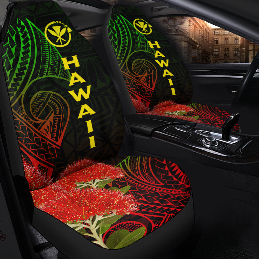 Hawaii Polynesian Car Seat Covers Ohia Lehua