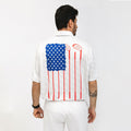 Golf American Flag Polo Shirt USA Flag Golf Shirt Patriotic Golf Shirt For Men - 3