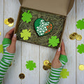 St Patrick's Day Ireland Heart Shamrock Ornaments Irish Ornament, Gifts for Irish, St Patrick Day Ornaments, Lucky Hanging Green Party Decorations