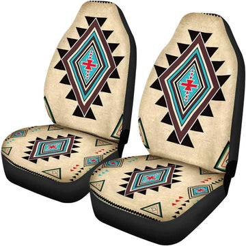 Ethnic Tribal Car Seat Cover Front Seats Only, Vehicle Seat Protector Car Mat Covers