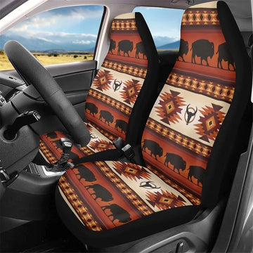 Buybai Aztec Southwestern Front Car Seat Covers, Universal Fit for Vehicle Sedan