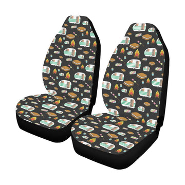 Front Car Seat Cover For Camper, Marshmallow Camping Carseat Covers For Men Women