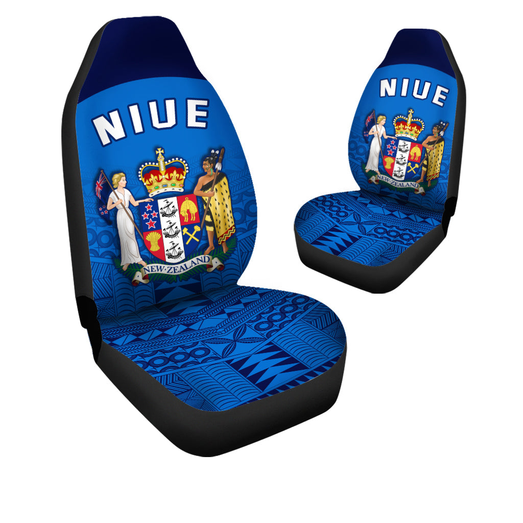 Niue Car Seat Covers Rock of Polynesia