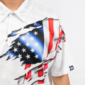 Golf American Flag Polo Shirt USA Flag Golf Shirt Patriotic Golf Shirt For Men - 7