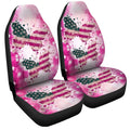 American Flag Pink Car Seat Covers Custom Pink Butterfly Car Accessories - Gearcarcover - 4