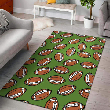 PF 3D Printed American Football Limited Edition Rug Rectangular rug