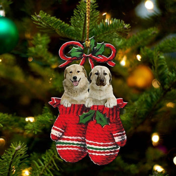 Anatolian Shepherd Inside Your Gloves Christmas Holiday Two Sided Ornament, Gift For Dog Lovers