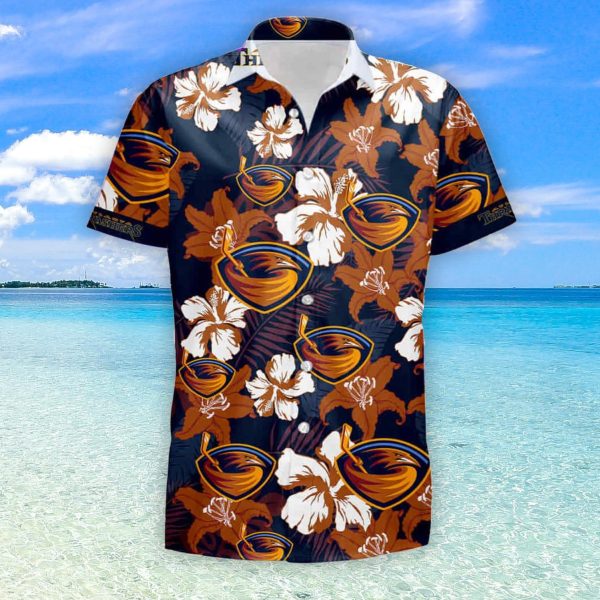 Atlanta Thrashers Hawaii Summer Hawaiian Shirt And Short