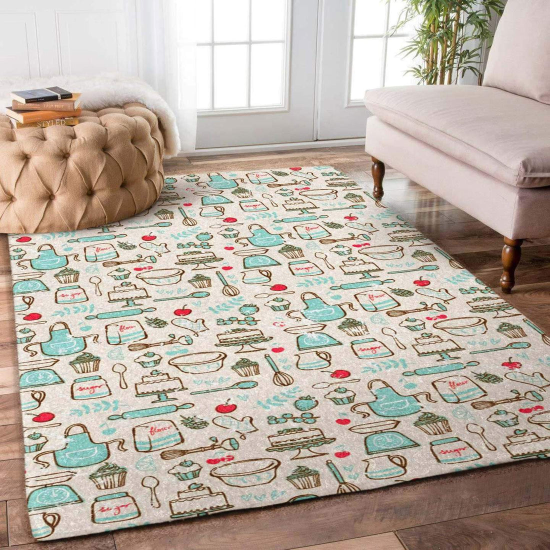 Baking Limited Edition Rug 3D Printing Rectangular rug