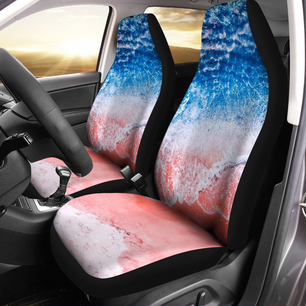 Beach Ocean Car Seat Covers Custom Car Accessories For Sea Lover - Gearcarcover - 1