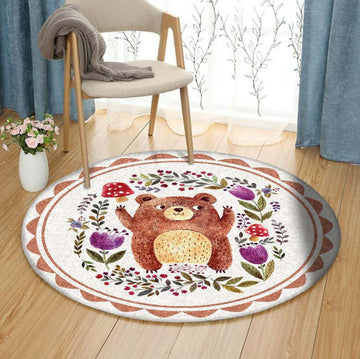 Bear Round Rug