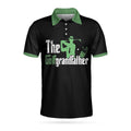 Best Grandpa By Par Short Sleeve Golf Polo Shirt The Godfather Theme Polo Shirt Best Golf Shirt For Men - 3