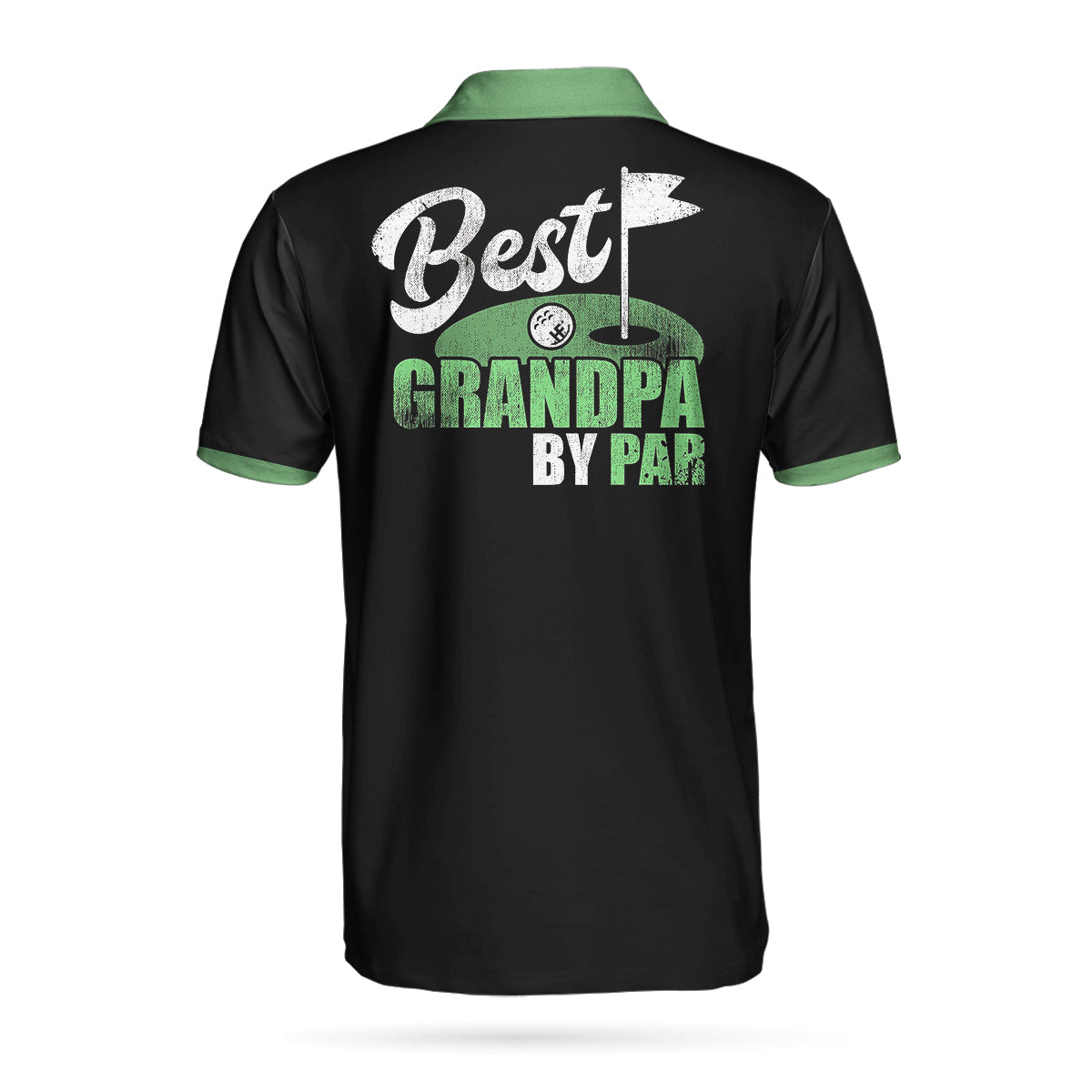 Best Grandpa By Par Short Sleeve Golf Polo Shirt The Godfather Theme Polo Shirt Best Golf Shirt For Men - 2