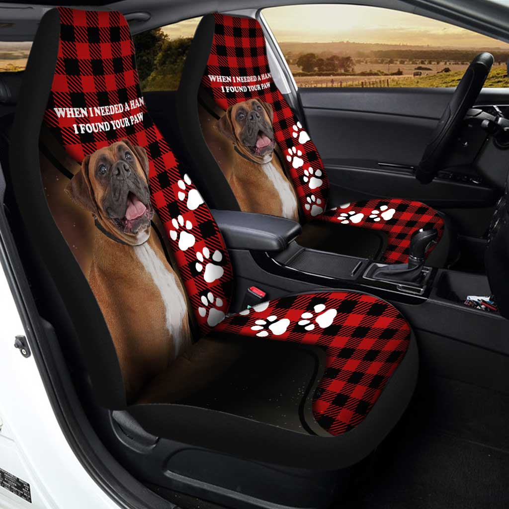 Boxer Dog Car Seat Covers Custom Boxer Dog Lover Car Accessories - Gearcarcover - 1