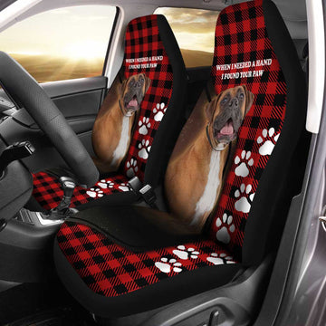 Boxer Dog Car Seat Covers Custom Boxer Dog Lover Car Accessories - Gearcarcover - 1