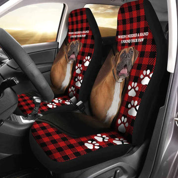 Boxer Dog Car Seat Covers Custom Boxer Dog Lover Car Accessories