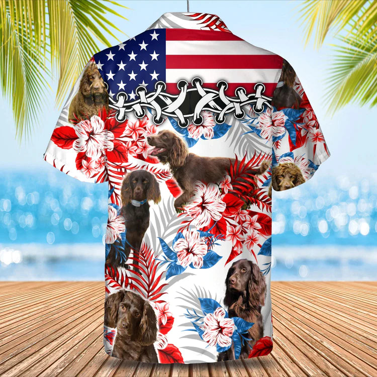 Boykin Spaniel Hawaiian Shirt, Dog Summer aloha shirt, Men Hawaiian shirt, Women Hawaiian shirt