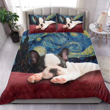 Bulldog Premium Bedding Set of 3, Gift for Dog Lovers, Dog Dads, Dog Moms