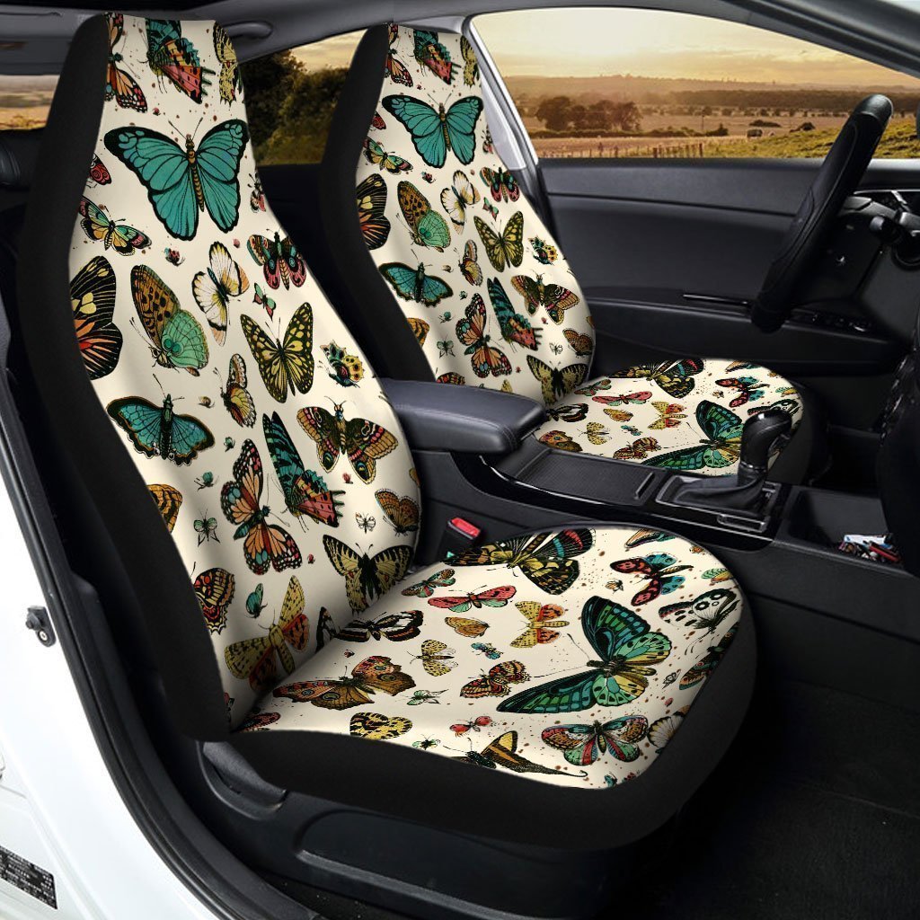 Butterflies Car Seat Covers Custom Butterfly Pattern Car Accessories - Gearcarcover - 1