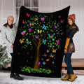 Butterflies Tree Awesome In St. Patrick's Day Blanket quilt