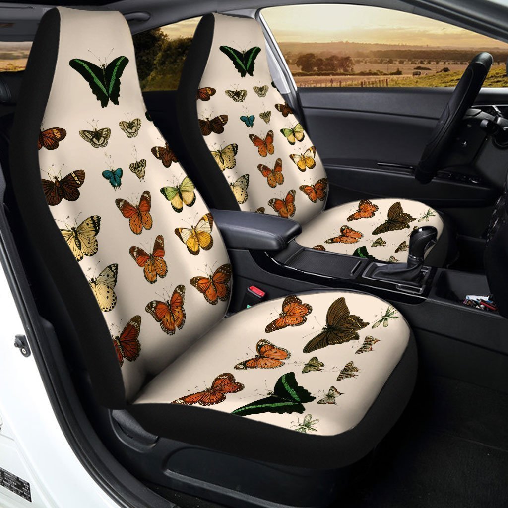 Butterfly Car Seat Covers Custom Pattern Insects Car Accessories - Gearcarcover - 1