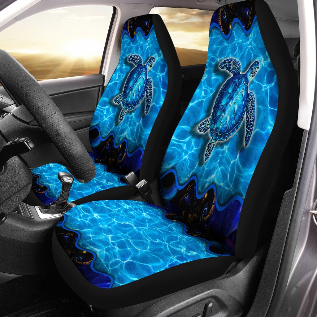 Hawaii Sea Turtle Car Seat Cover Mysterious Ocean