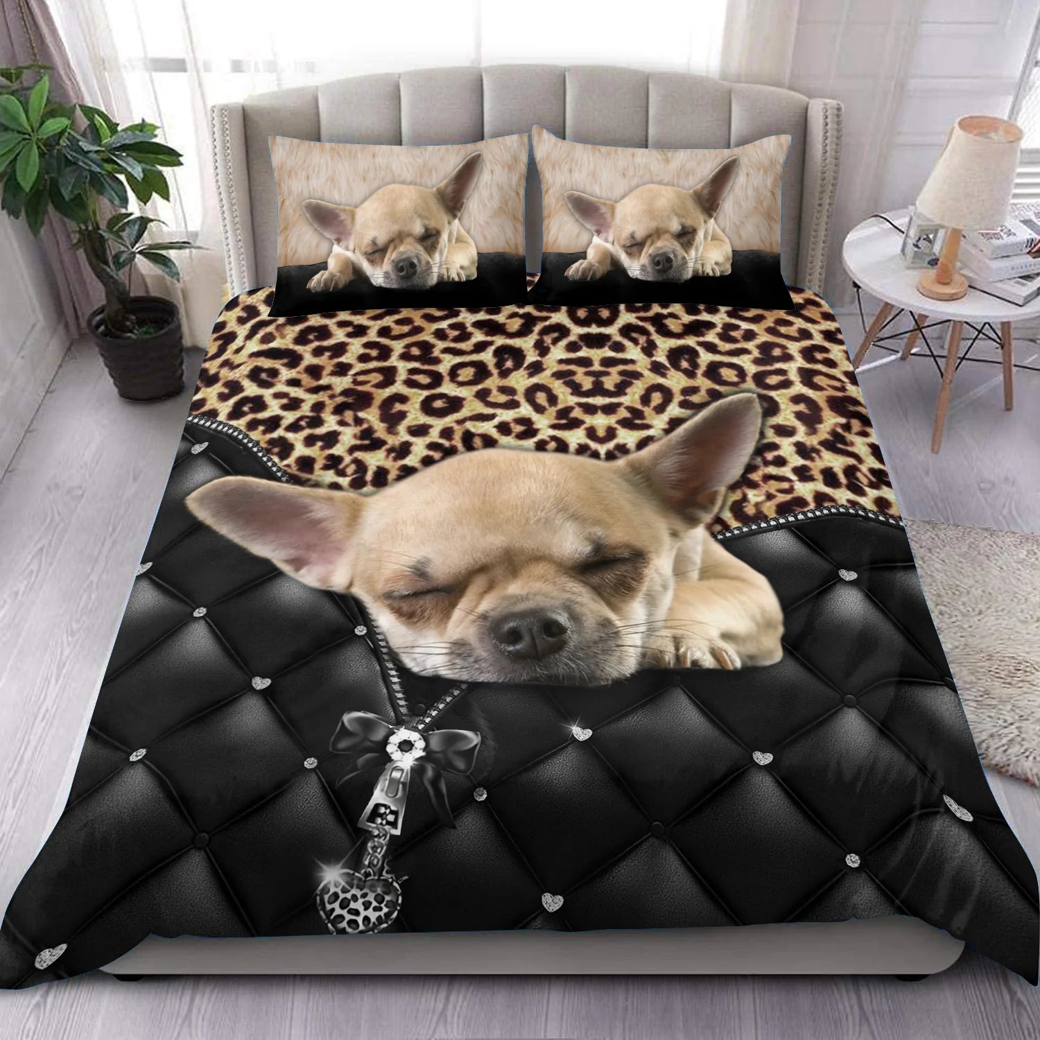 Chihuahua Bedding Set, Gift for Chihuahua Lovers