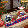 ANFL04-Buffalo Bills X-Mas Football Doormat - Custom name