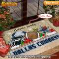 ANFL09-Dallas Cowboys X-Mas Football Doormat - Custom name
