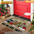 ANFL20-New Orleans Saints X-Mas Football Doormat - Custom name