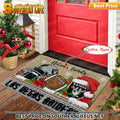 ANFL23-Las Vegas Raiders X-Mas Football Doormat - Custom name
