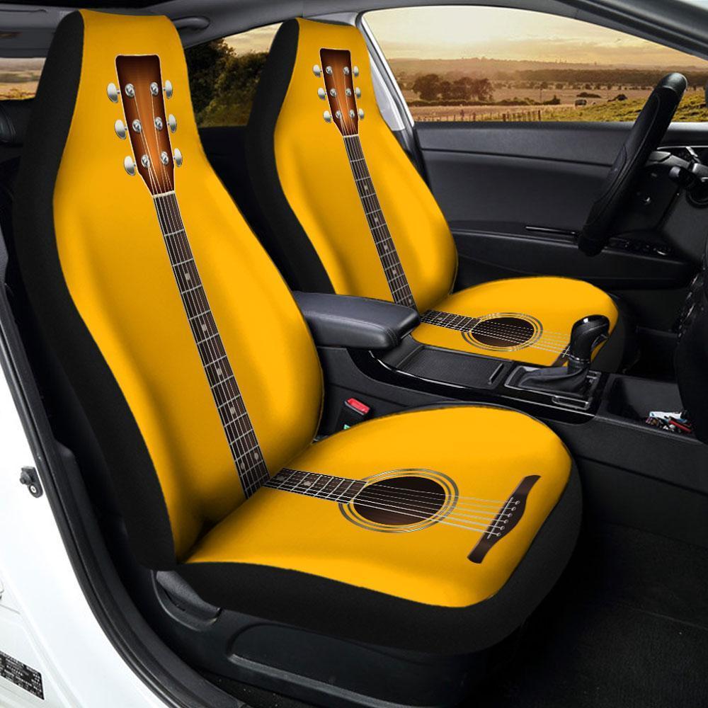 Classic Guitar Car Seat Covers Custom Guitar Lover Car Accessories - Gearcarcover - 1