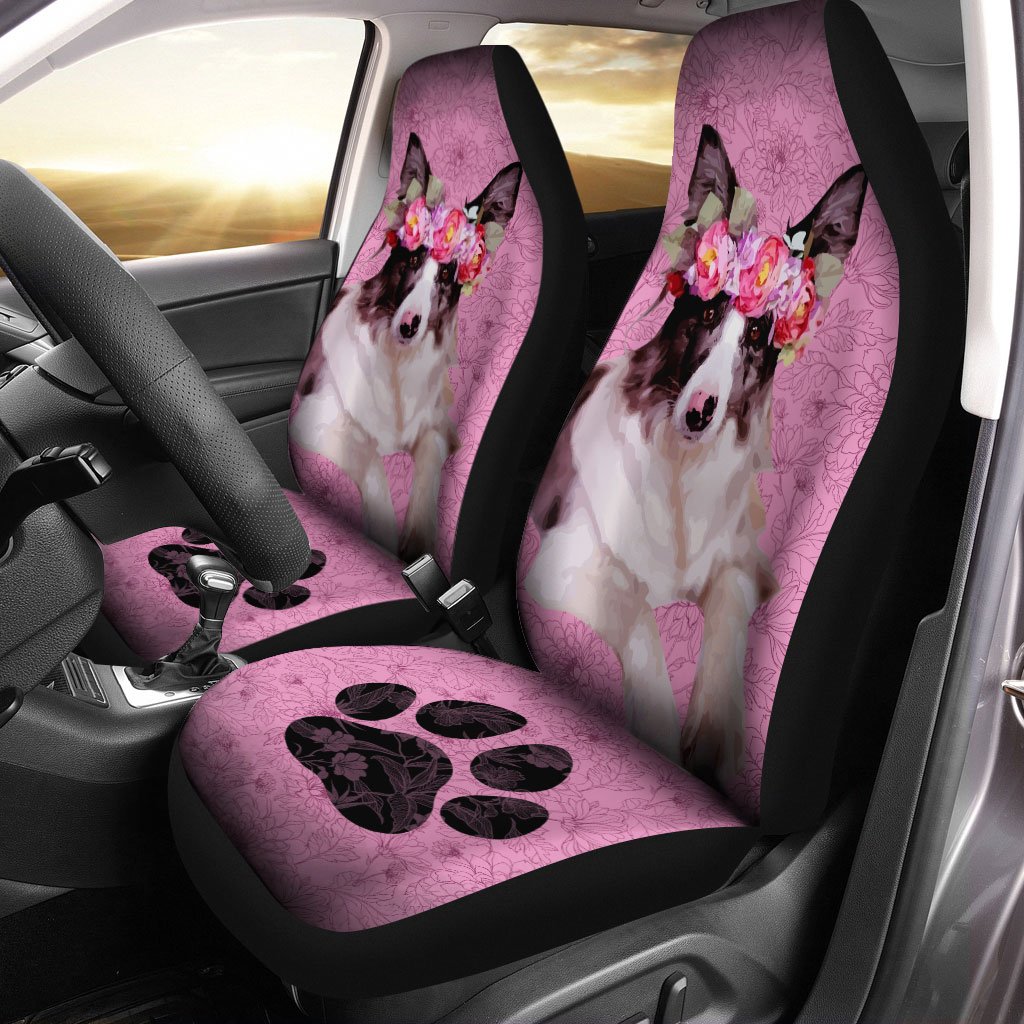 Cute Australian Shepherd Car Seat Covers Custom Pink Car Accessories - Gearcarcover - 1