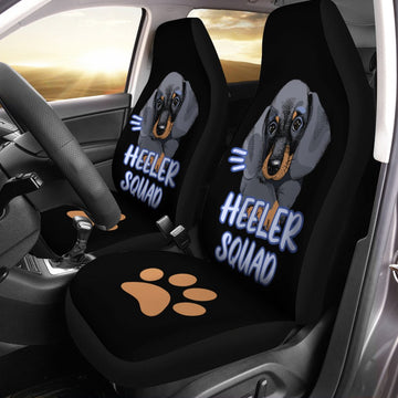 Cute Dog Dachshund Car Seat Covers Custom Car Accessories - Gearcarcover - 1