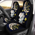 Cute Elephant Car Seat Covers Custom I Love You To The Moon And Back Car Accessories - Gearcarcover - 2