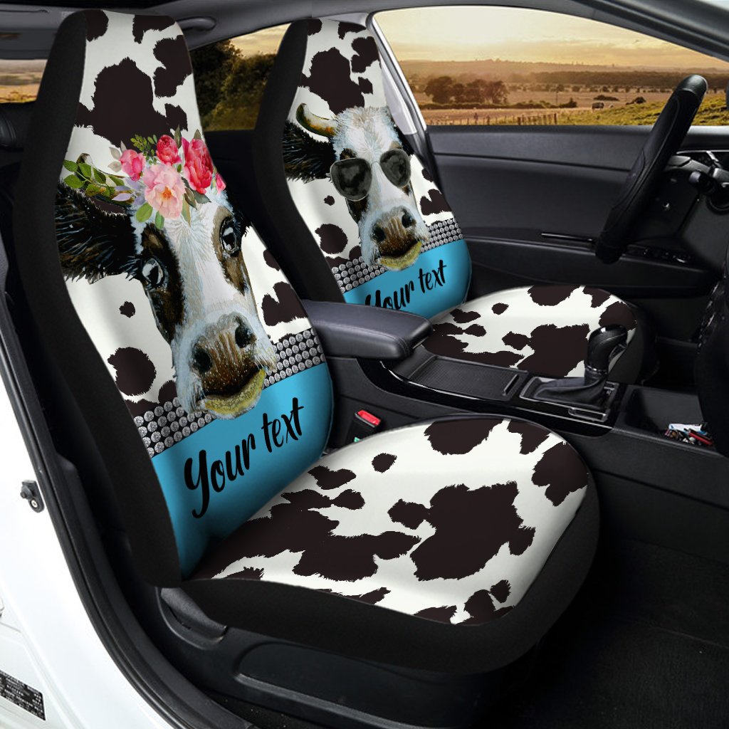 Dairy Cow Car Seat Covers Personalized Animal Farm Car Accessories - Gearcarcover - 1