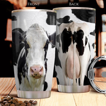 Dairy Cow Stainless Steel Tumbler